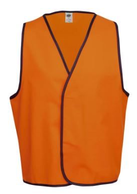 FLURO SAFETY DAY VEST ORANGE XL