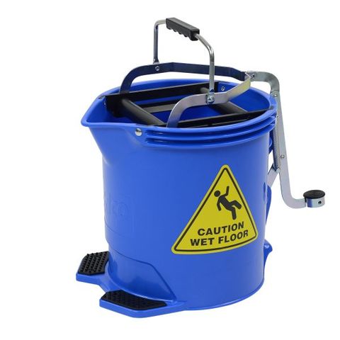 EDCO 15 LITRE WRINGER BUCKET  BLUE