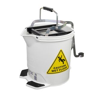 EDCO 15 LITRE WRINGER BUCKET WHITE