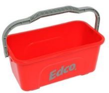 EDCO ALL PURPOSE MOP & SQUEEGEE BUCKET 11LT - RED