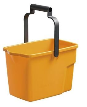 OATES GENERAL PURPOSE BUCKET PLASTIC 9 LT YELLOW 165749
