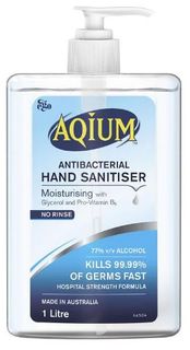 AQIUM ANTIBACTERIAL HAND SANITISER 1LT