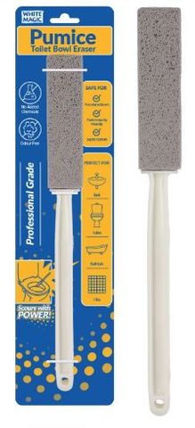 WHITE MAGIC PUMICE TOILET BOWL ERASER