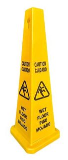 FLOORMASTER CAUTION SIGN CONE LARGE