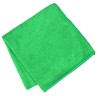 SABCO PROFESSIONAL MICROFIBRE CLOTH GREEN  EACH