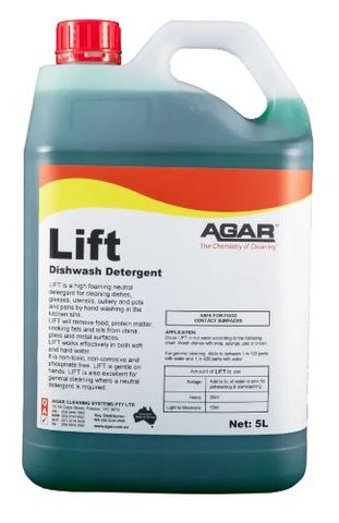 AGAR LIFT DISHWASH DETERGENT 5LT