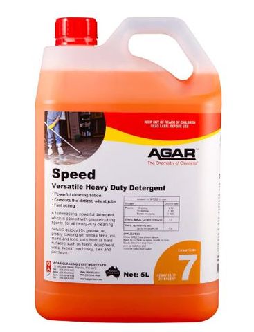 AGAR SPEED HEAVY DUTY DETERGENT 5LT