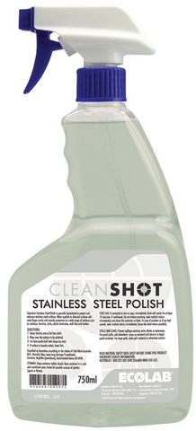 ECOLAB CLEANSHOT STAINLESS STEEL POLISH 750ML