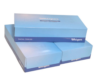 WHISPER FACIAL TISSUE 100 X 48 PKT