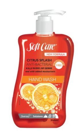 DIVERSEY SOFT CARE CITRUS SPLASH ANTI-BAC HAND WASH 500ML