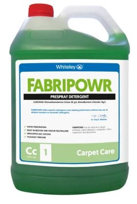 WHITELEY FABRIPOWR PRESPRAY DETERGENT 5L