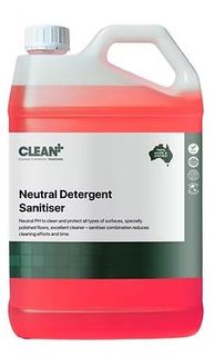 CLEAN PLUS NEUTRAL DETERGENT SANITISER 5L