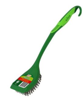 SABCO LONG HANDLED S/STEEL BBQ GRILL BRUSH