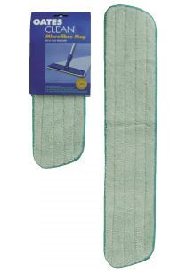 OATES MICROFIBRE FLAT MOP REFILL 600MM - GREEN 165617