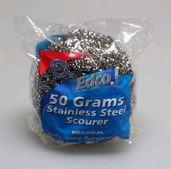 EDCO STAINLESS STEEL SCOURER 50GM