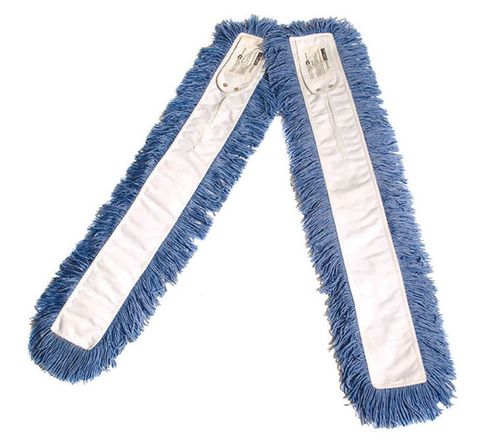 SABCO STANDARD SCISSOR MOP BLUE FRINGE ONLY (EACH) 100CM* 12.5CM