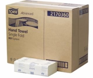 TORK ADVANCED HAND TOWEL SINGLE FOLD H31  150 SHEETS