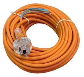 CLEANSTAR 10AMP ORANGE RUBBER REPAIR LEAD 3 CORE 20M