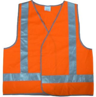 EDCO SAFETY VEST ORANGE DAY/NIGHT USE M