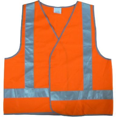 EDCO SAFETY VEST ORANGE DAY/NIGHT USE M