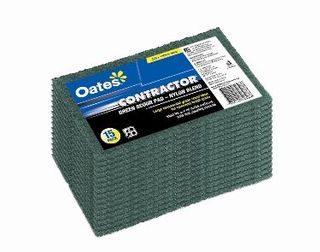 OATES CONTRACTOR GREEN HEAVY DUTY SCOUR PAD 15PK 165849