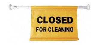 OATES DOOR CLOSED FOR CLEANING SIGN 165498