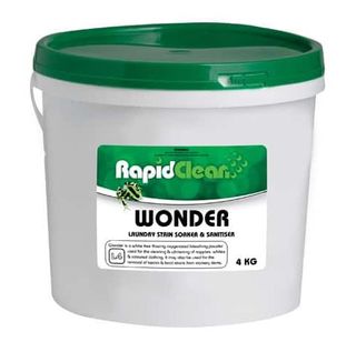 RAPID WONDER LAUNDRY STAIN SOAKER & SANITISER 4KG BUCKET 140240