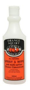 CITRUS RESOURCES ORANGE SQUIRT DISPENSER BOTTLE WITH TRIGGER 500ML 165127