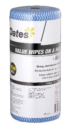 OATES VALUE WIPES ON A ROLL 90S - BLUE165403