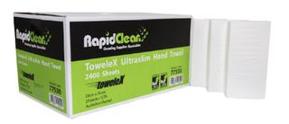 RAPID PAPER HAND TOWEL ULTRASLIM INTERLEAVED  24x24CM 2PLY