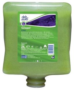 DEB SOLOPOL LIME HDHC CORNMEAL SCRUB 2LT