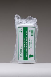 TAILORED PACKAGING BIN LINERS ROLL LARGE EPI WHITE 36LT