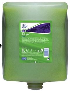 DEB SOLOPOL LIME HDHC CORNMEAL SCRUB 4LT