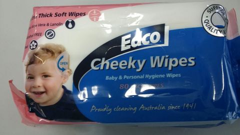 EDCO CHEEKY WIPES REFILL 80 WIPES