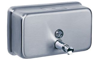 DAVIDSON S/ STEEL HORIZONTAL SOAP DISPENSER