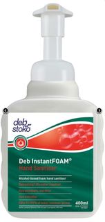 DEB INSTANT FOAM SANITISER 400ML