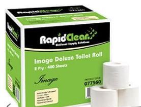 RAPID IMAGE DELUX TOILET TISSUE 400 SHEET X 48 ROLL