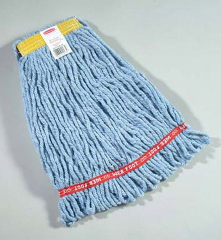 RUBBERMAID WEB FOOT WET MOPS BLUE