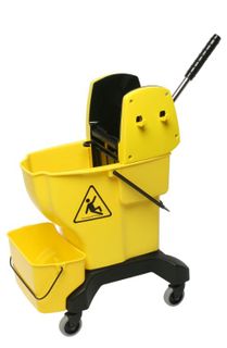 EDCO ENDURO PRESS WRINGER & BUCKET COMPLETE YELLOW