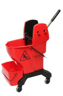 EDCO ENDURO PRESS WRINGER & BUCKET COMPLETE RED