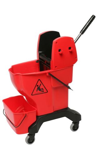 EDCO ENDURO PRESS WRINGER & BUCKET COMPLETE RED