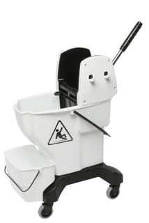 EDCO ENDURO PRESS WRINGER & BUCKET COMPLETE WHITE