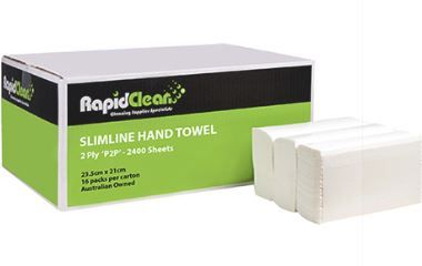 RAPID PAPER HAND TOWEL SLIMLINE INTERLEAVED  21 x 23CM