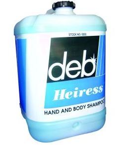 DEB HEIRESS HAND & BODY SHAMPOO 25LT
