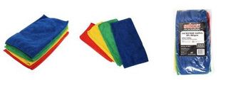 SABCO MIXED  MICROFIBRE CLOTH 280GSM (8PK)
