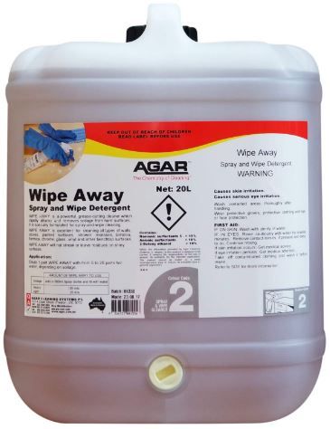 AGAR WIPE-AWAY 20LT