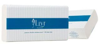 LIVI ESSENTIALS COMPACT HAND TOWEL 1PLY 150S