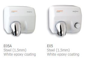 SANIFLOW HAND DRYER WHITE STEEL MANUAL OR AUTO