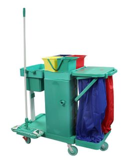 SABCO DELUXE ANTIBACTERIAL CART