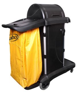 SABCO PREMIUM ROLL TOP JANITOR CART